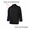 Men's and women's bicolour kitchen jacket ML