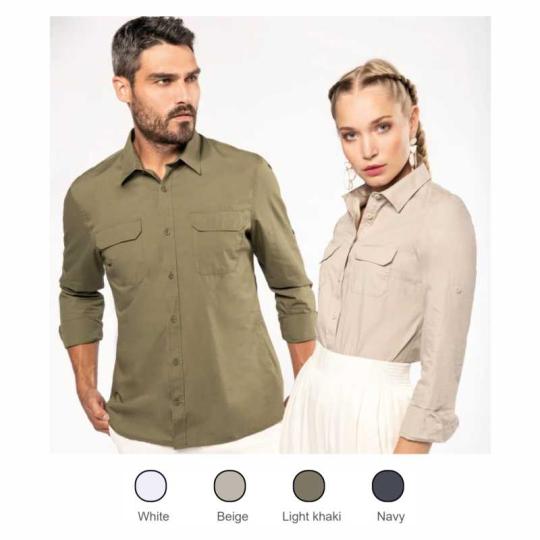 Chemise Safari à manches...