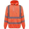 High visibility hooded sweatshirt Yoko®