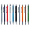 Stylo-bille avec finition en caoutchouc Emmett