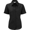 Camisa oxford de homem e mulher de manga curta Russell®