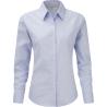 Camisa oxford de homem e mulher de manga comprida Russell®