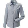 Camisa oxford de homem e mulher de manga comprida Russell®