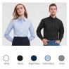 Camisa oxford de homem e mulher de manga comprida Russell®