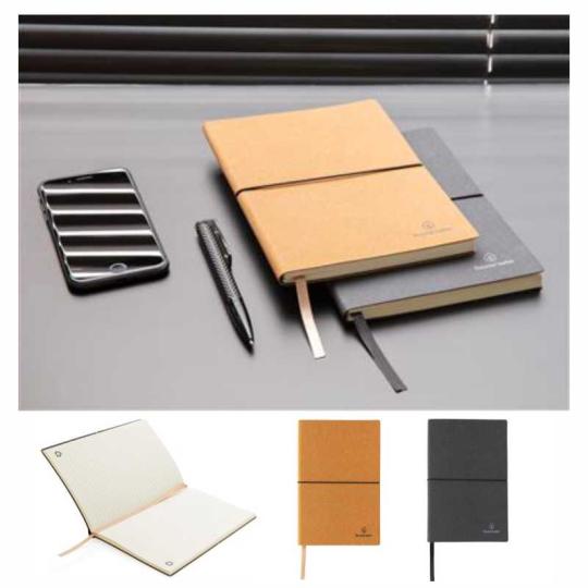 Carnet en cuir recyclé A5