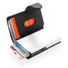 Porte-cartes RFID en aluminium standard avec portefeuille en PU