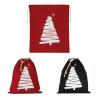 Saco de algodão com cordão motivo árvore de Natal Kimood® - Cores