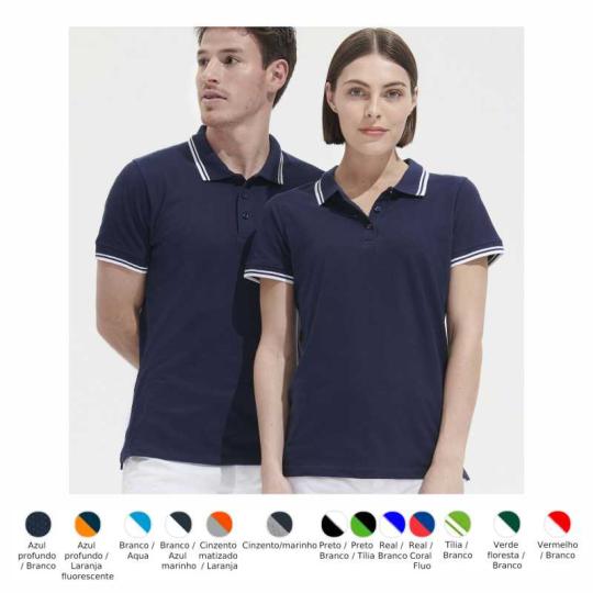 Polo de manga corta de...