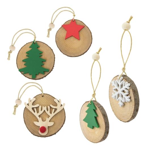 Loppi wooden ornaments