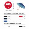 Umbrella with wooden shaft (Production)