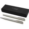 Set of ballpoint and rollerball pen made of recycled stainless steel Didimis