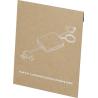 Bamboo retractable key holder 6 in 1 with charging cable Reel