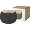 Coluna Bluetooth® e base de carregamento sem fios de RPET/bambu Ecofiber