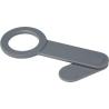Mobile phone holder for desk in recycled plastic Hook