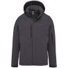 Parka softshell acolchoada de homem e mulher com capuz Kariban®