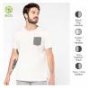 Camiseta de algodón orgánico con bolsillo Kariban®