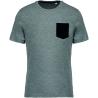 Camiseta de algodón orgánico con bolsillo Kariban®