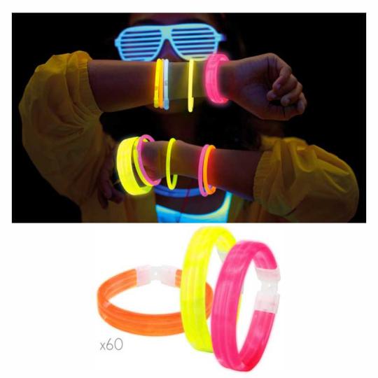 Pulseiras luminosas Néon Party