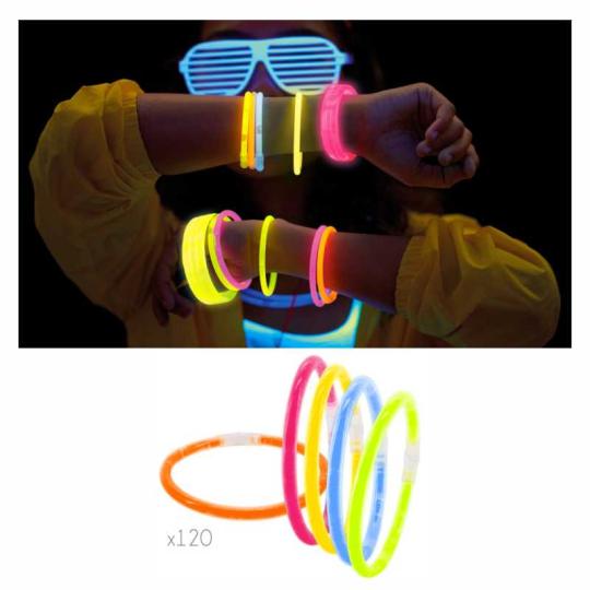 Pulseiras luminosas Néon