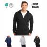 Sweatshirt c/ fecho e capuz Barrow