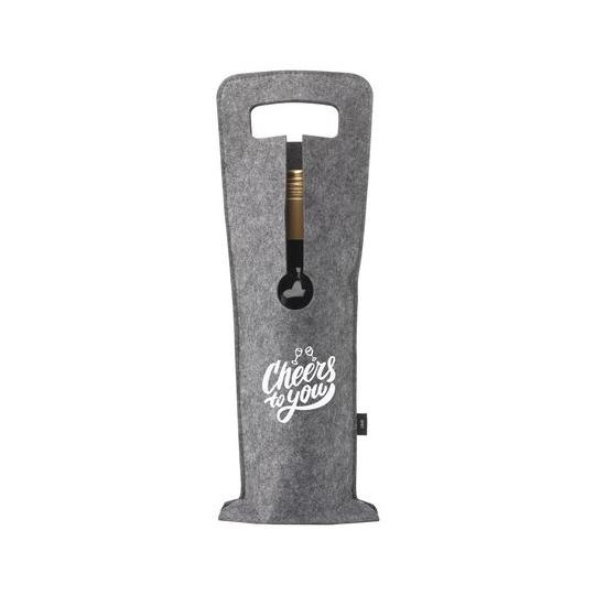 Wine bottle bag in Rpet
