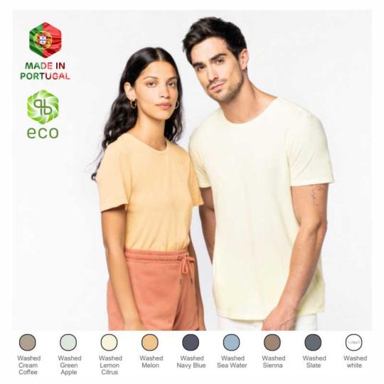 Unisex round neck t-shirt...
