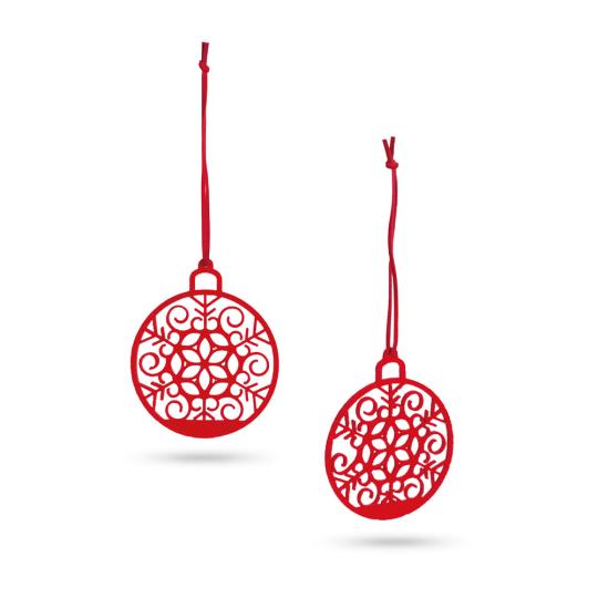 Set Of 2 Christmas Decorations