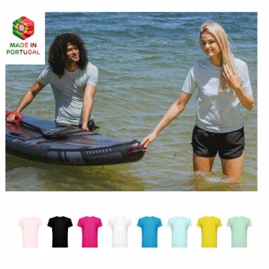 T-shirt para desportos...