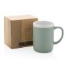 Tasse En Céramique Avec Bord Blanc