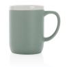 Caneca De Cerâmica Com Borda Branca
