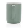Ceramic Mug With White Rim