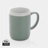 Ceramic Mug With White Rim