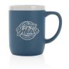 Caneca De Cerâmica Com Borda Branca