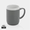 Ceramic Mug With White Rim