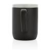 Caneca De Cerâmica Com Borda Branca