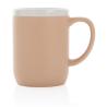 Caneca De Cerâmica Com Borda Branca
