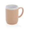 Ceramic Mug With White Rim