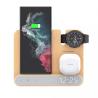 Chargeur 4 en 1 en bambou