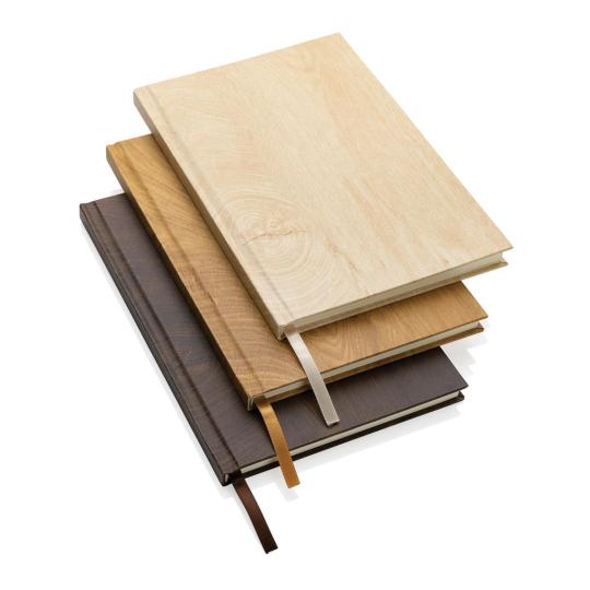 A5 Notebook With Wood Print...