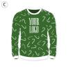 Sweatshirt totalmente personalizada Christmas (Produção)