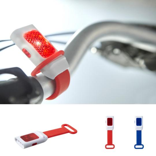 Plastic bicycle light with...