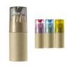 Tube en ABS et carton avec12 crayons Terrence