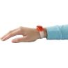 Pulseira de silicone e plástico ABS, 1 LED branca Renza