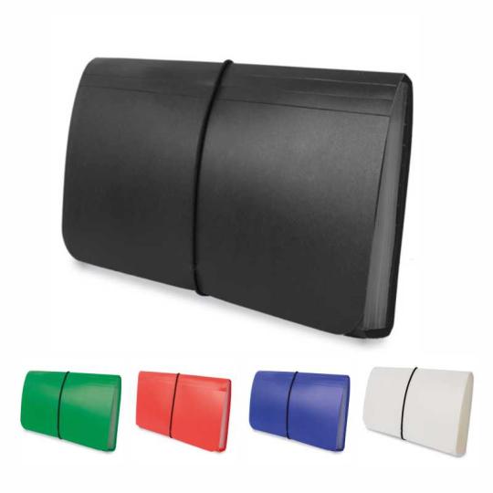 Document holder with elastic