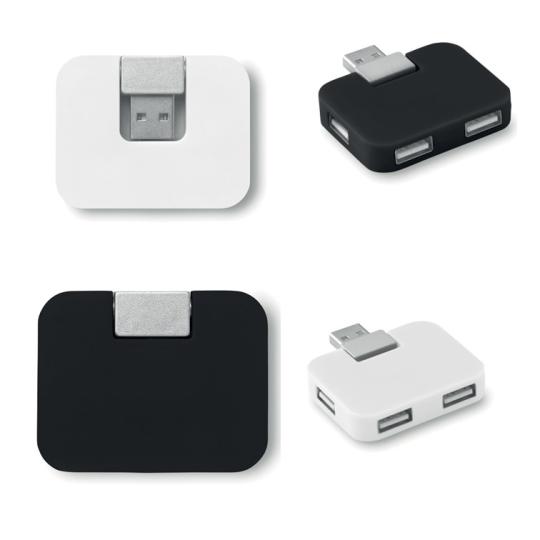 Hub de 4 puertos Usb Cuadrado