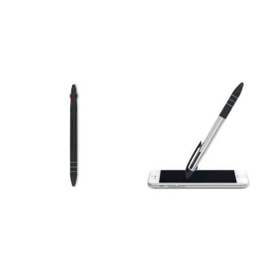 Stylo stylet avec 3 couleurs