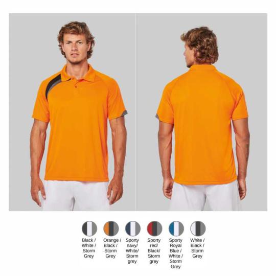 Polo pour homme manches...