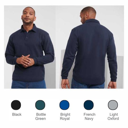 Sweatshirt à col polo Heavy...