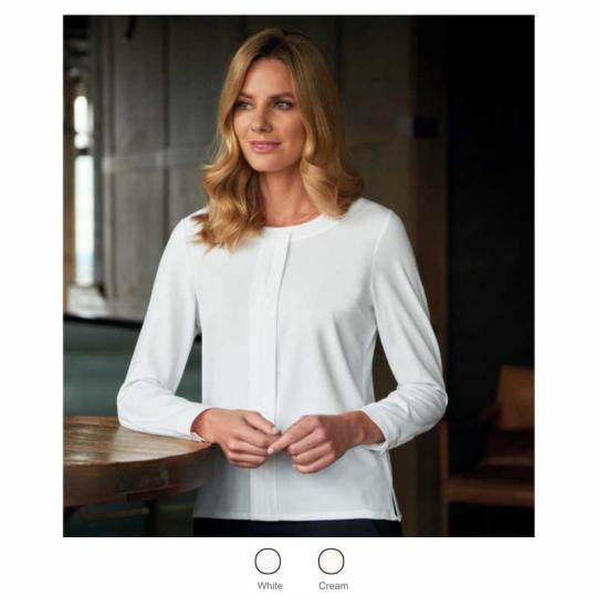 Blusa de crepé de China Riola