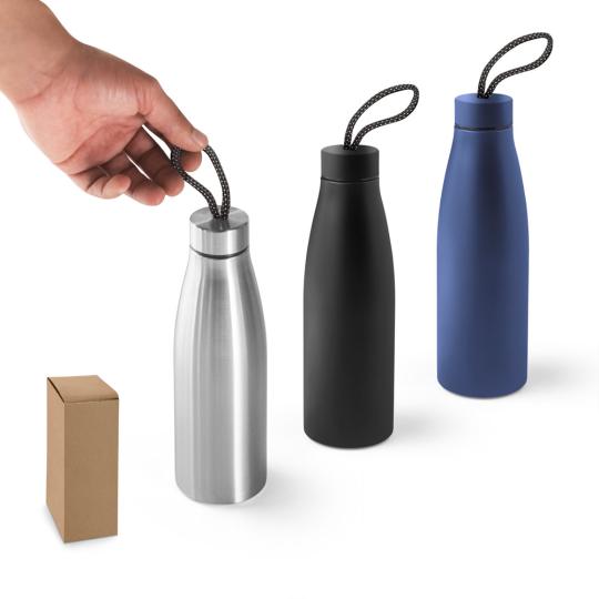 Bottle in 90% recycled...